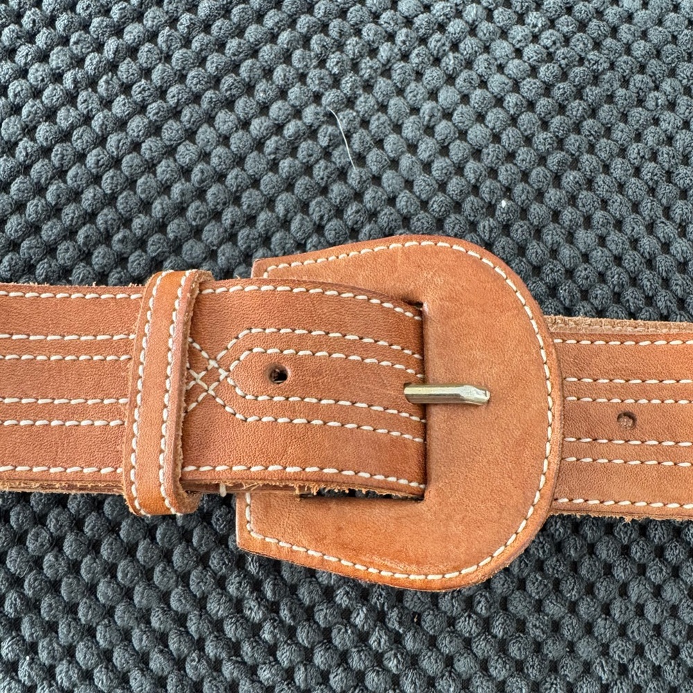 Brown Leather womens Belt